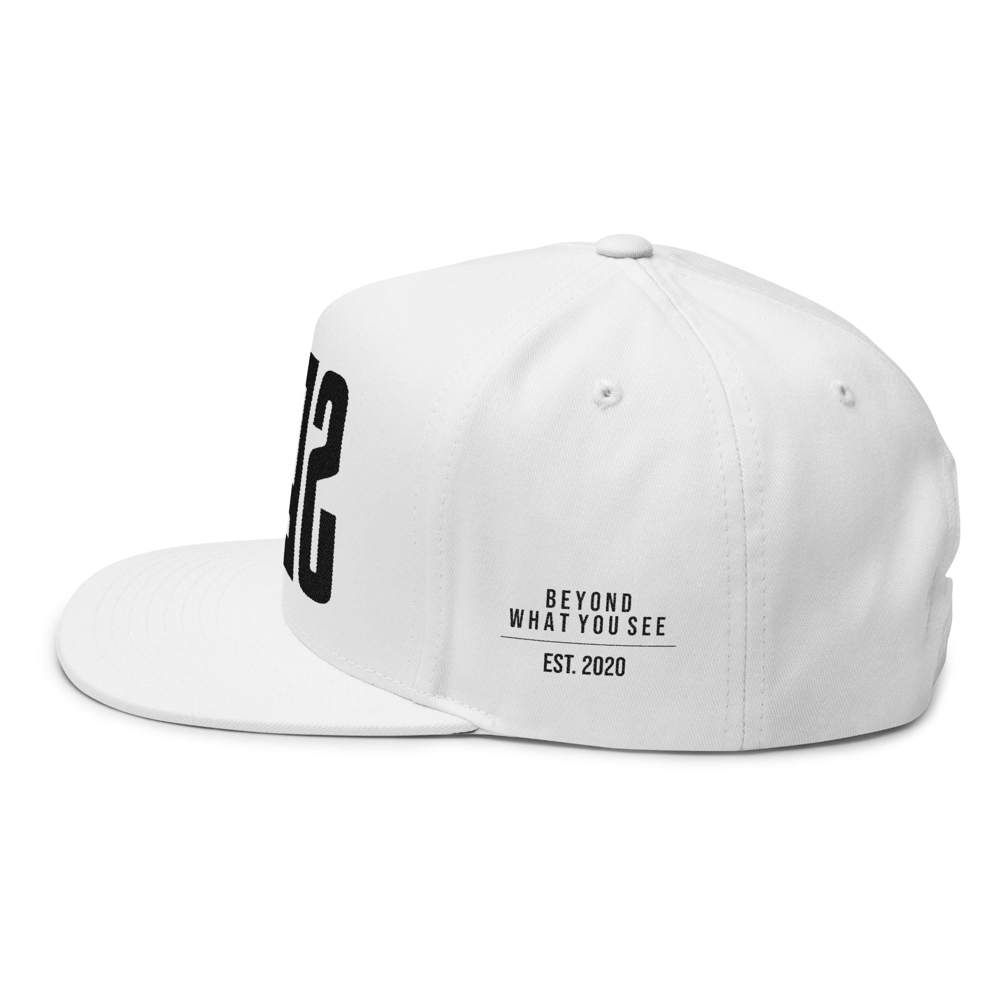 Beyond What You See Side Logo- Flat Bill Cap (Embroidery)